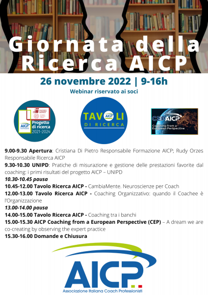 Giornata della ricerca AICP 2022 locandina