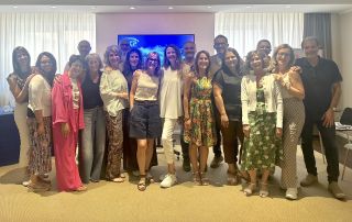 Tutto il gruppo dei responsabili e vice dei Coaching club con la responsabile sviluppo del consiglio direttivo